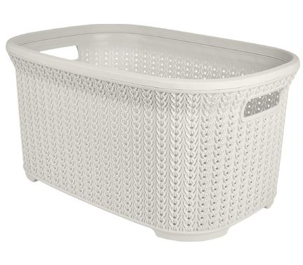 Корзина для хранения Plast Team Melange 35л 530х356х255 мм молочный туман